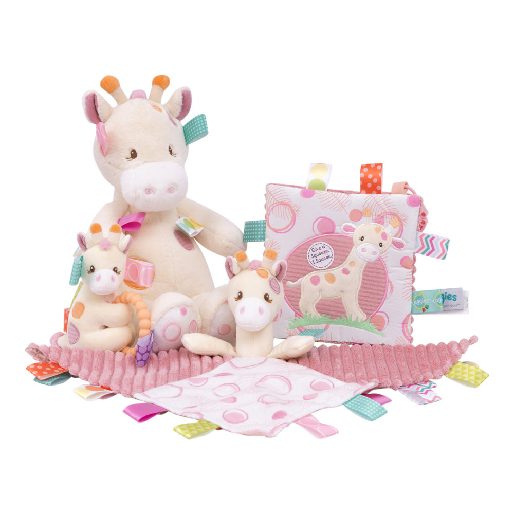 Mary Meyer Taggies Giraffe Character Blanket 33x33cm Kids 0+ Pink