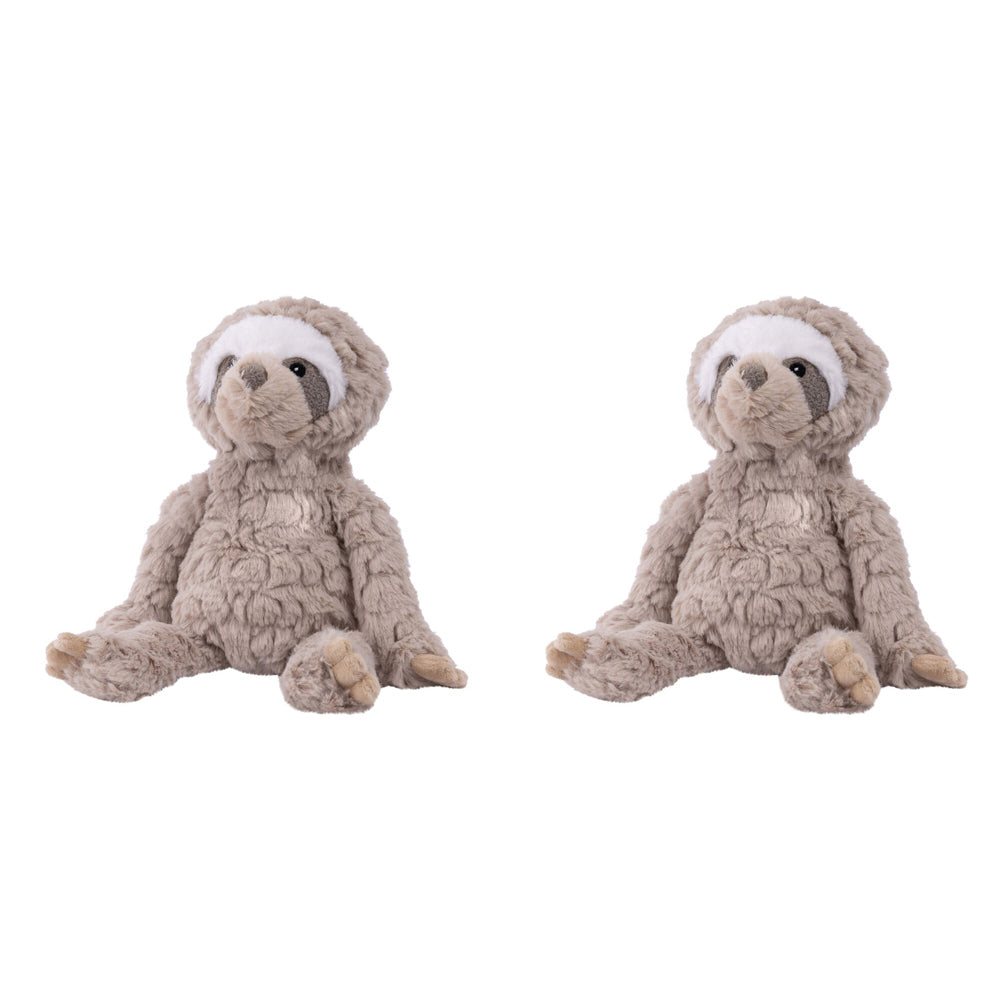 2PK Mary Meyer Nursery Sloth 28cm Soft Plush Toy Kids 0+ Grey