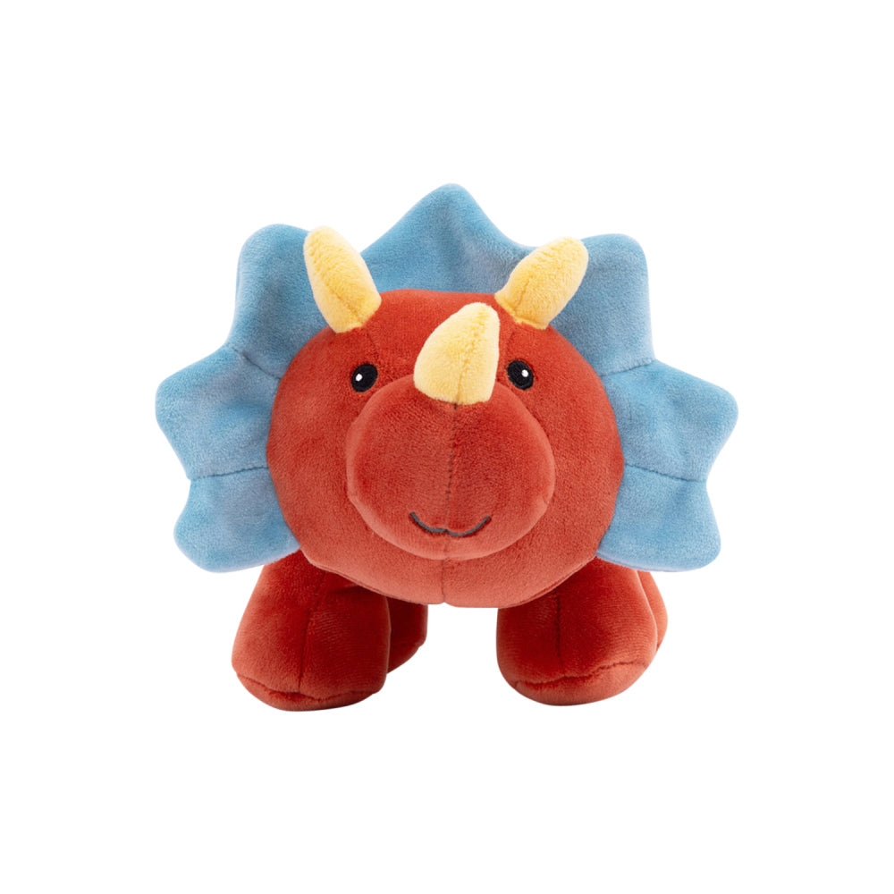 Mary Meyer Smootheez Triceratops 25cm Soft Plush Toy Kids 0+ Red