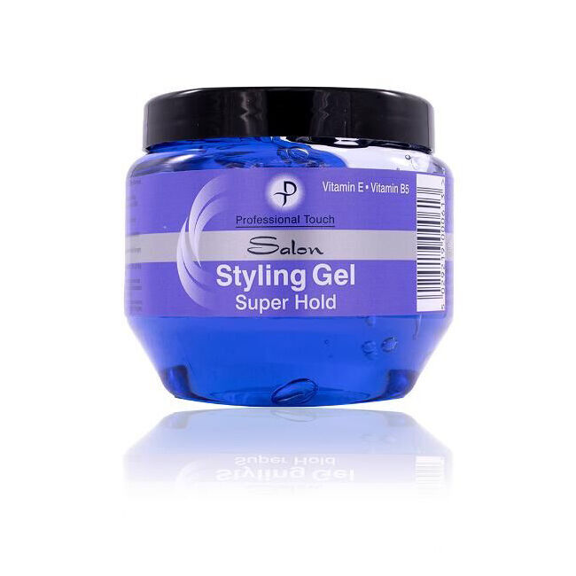 3PK Professional Touch Salon Super Hold Hair Styling Gel 250ml For All Types