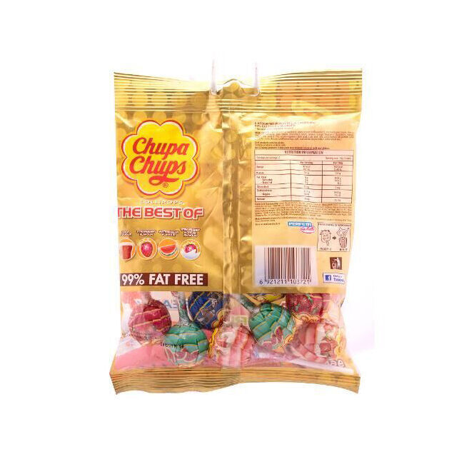 9x 8pc Chupa Chups The Best of Lollipop 96g Lollies Candy