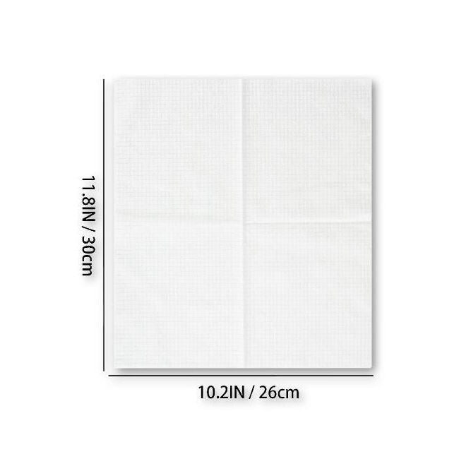 12x 50pc Modess Disposable Face Towels 10.2in Makeup Remover