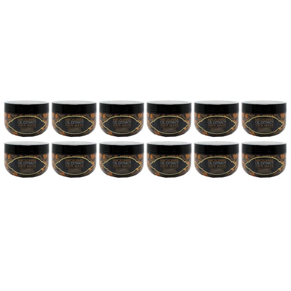 12PK Macadamia Oil Extract Mask Treatment 250ml For All Hair Types