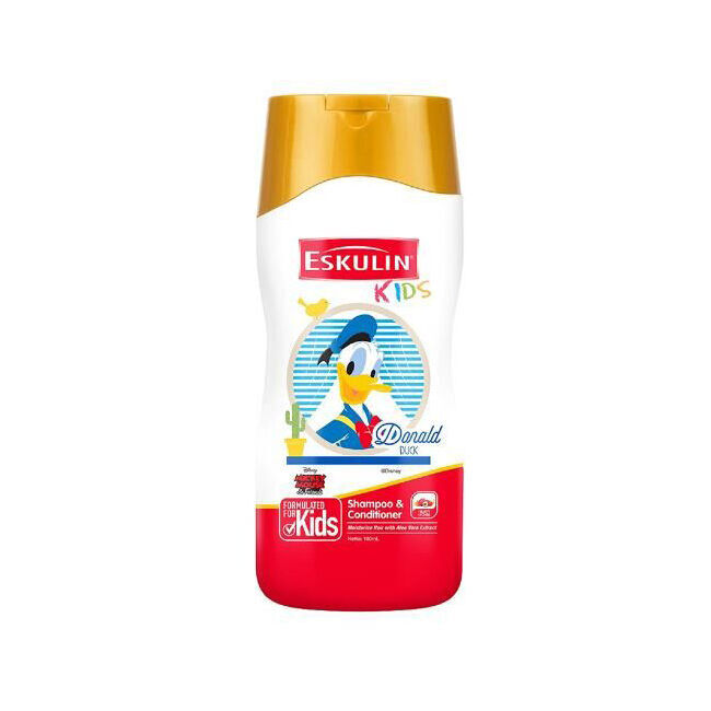 6PK Disney Eskulin Kids 2 in 1 Shampoo & Conditioner 200ml Assorted