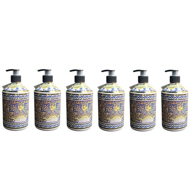 6PK Molto Bella Liquid Hand Soap Lemon Verbana 630ml Care