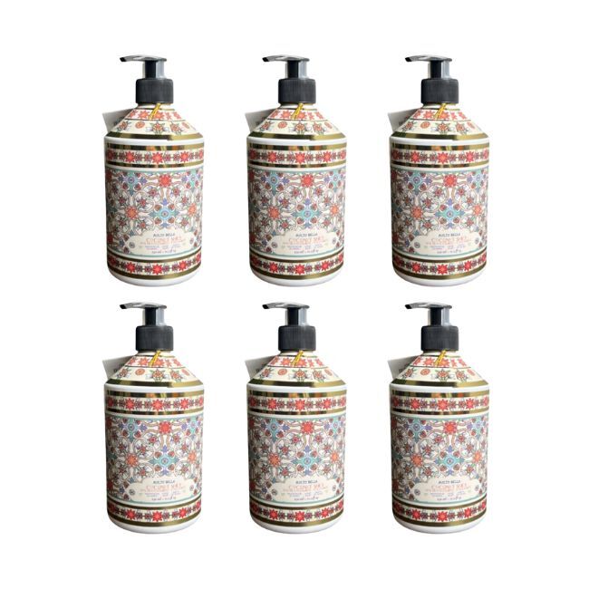 6PK Molto Bella Liquid Hand Soap Coconut Shea 630ml Care