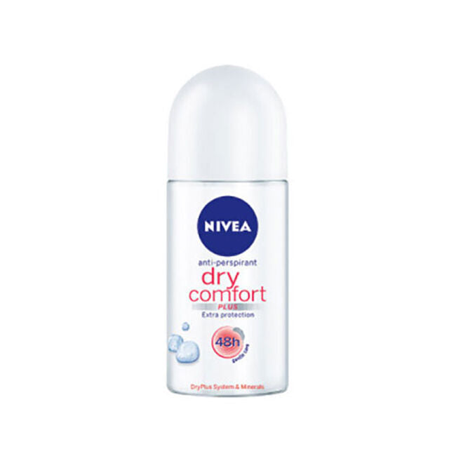 12x Nivea Women Roll-On Dry Comfort Deodorant 50ml Antiperspirant