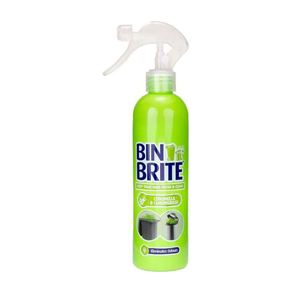 6PK Bin Brite Odour Neutralised Spray 400ml - Citronella & Lemon Grass