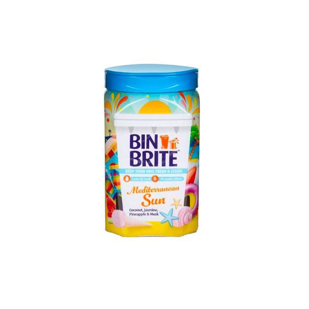 8PK Bin Brite Neutraliser Waste Bin - Mediterranean Sun 500g