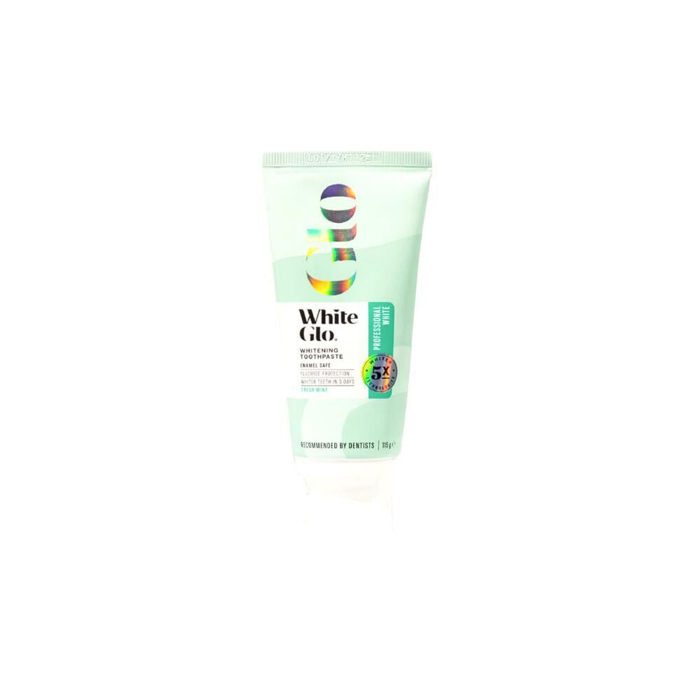 5PK White Glo Professional-Level Whitening Dental Care Toothpaste 115g