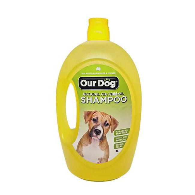 4PK Bathox Our Dog Natural Tea Tree Oil Shampoo Liquid 1L Pet Grooming Care