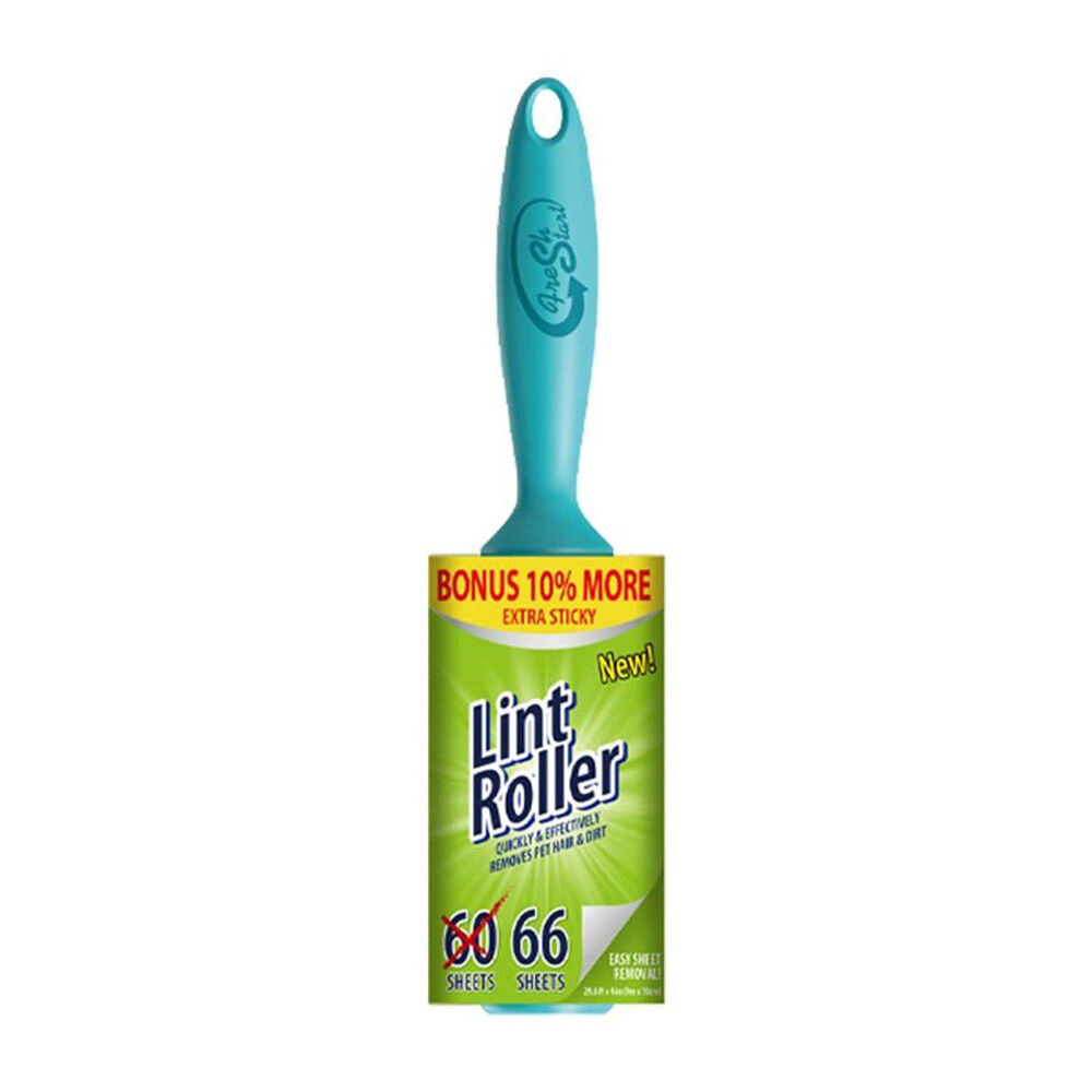 6PK Fresh Start 66-Sheet Lint Roller Pet Hair/Dirt Remover Extra Sticky