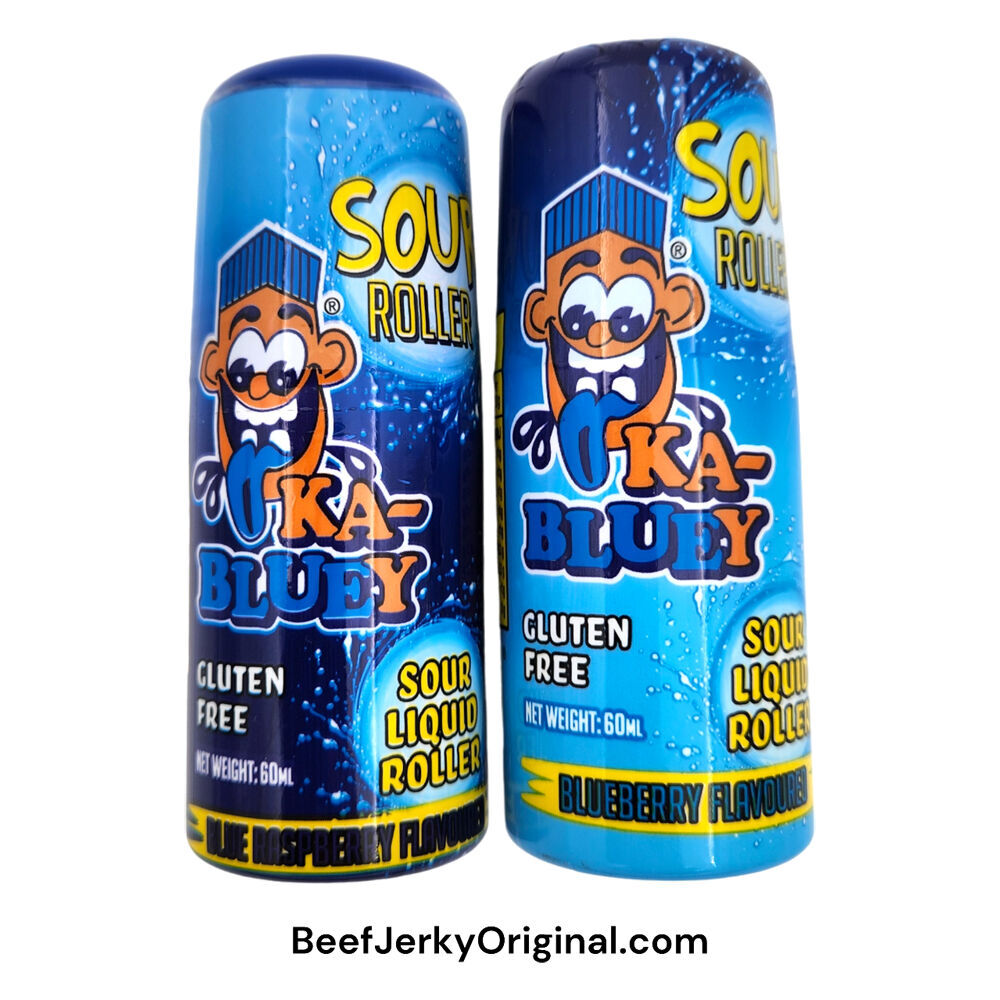 12PK Ka-Bluey Sour Goblicker Candy in Blueberry/Raspberry Flavour 60ml Assort