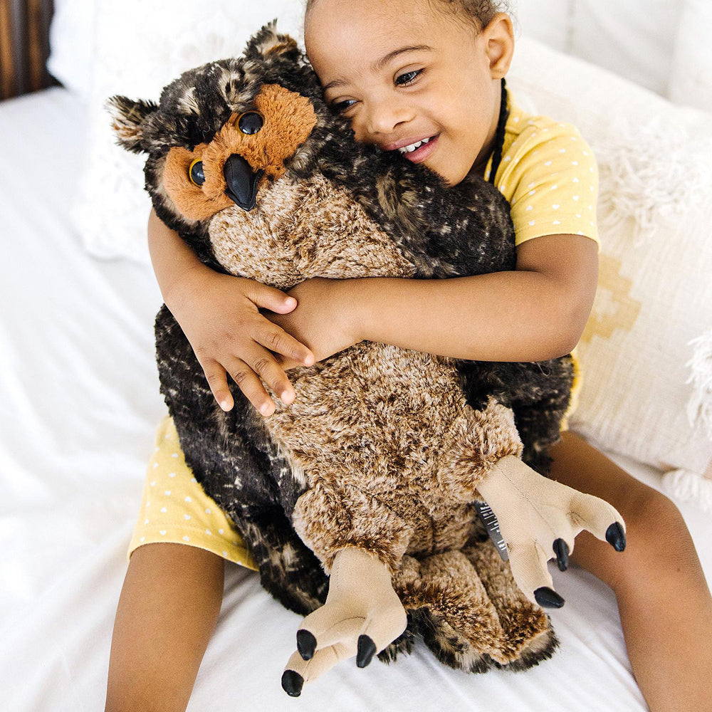 Melissa & Doug Large Plush Owl Plush Kids/Childrens Toy 3y+