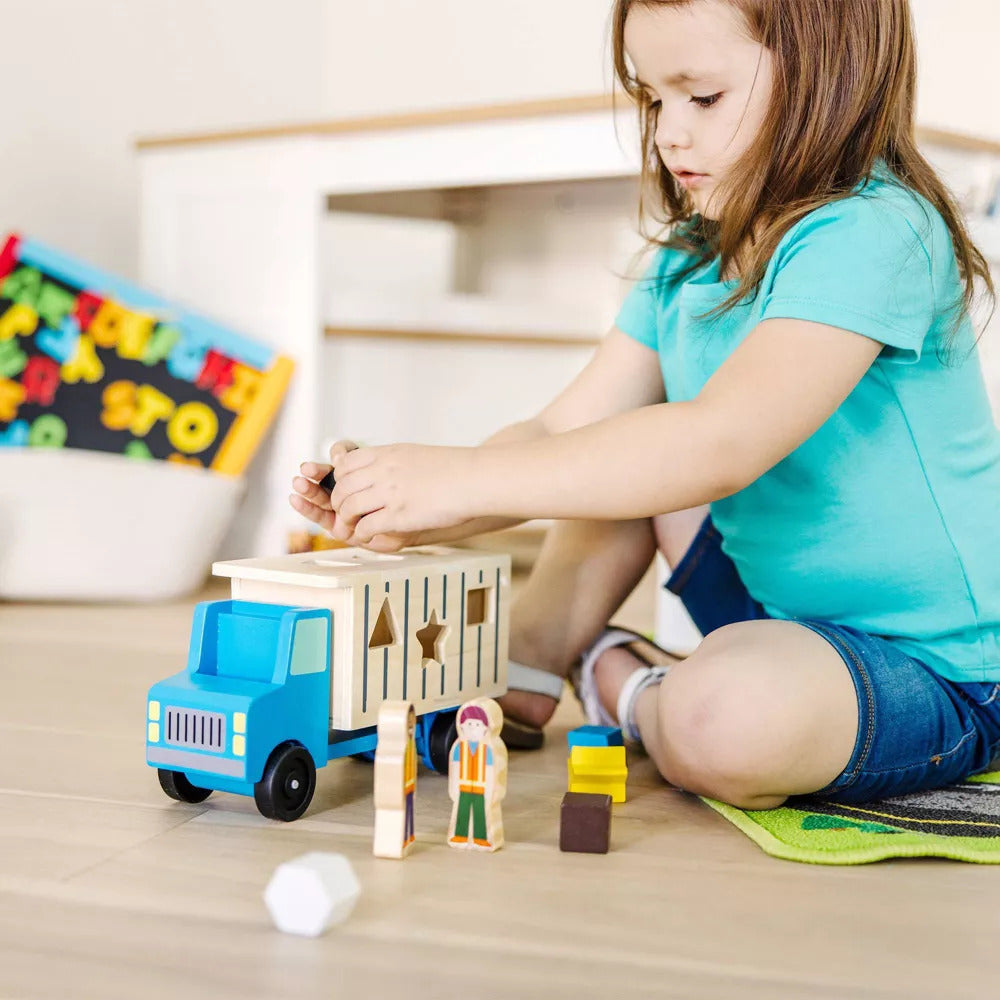 Melissa & Doug Shape-Sorting Dump Truck Kids/Childrens Toy 2+