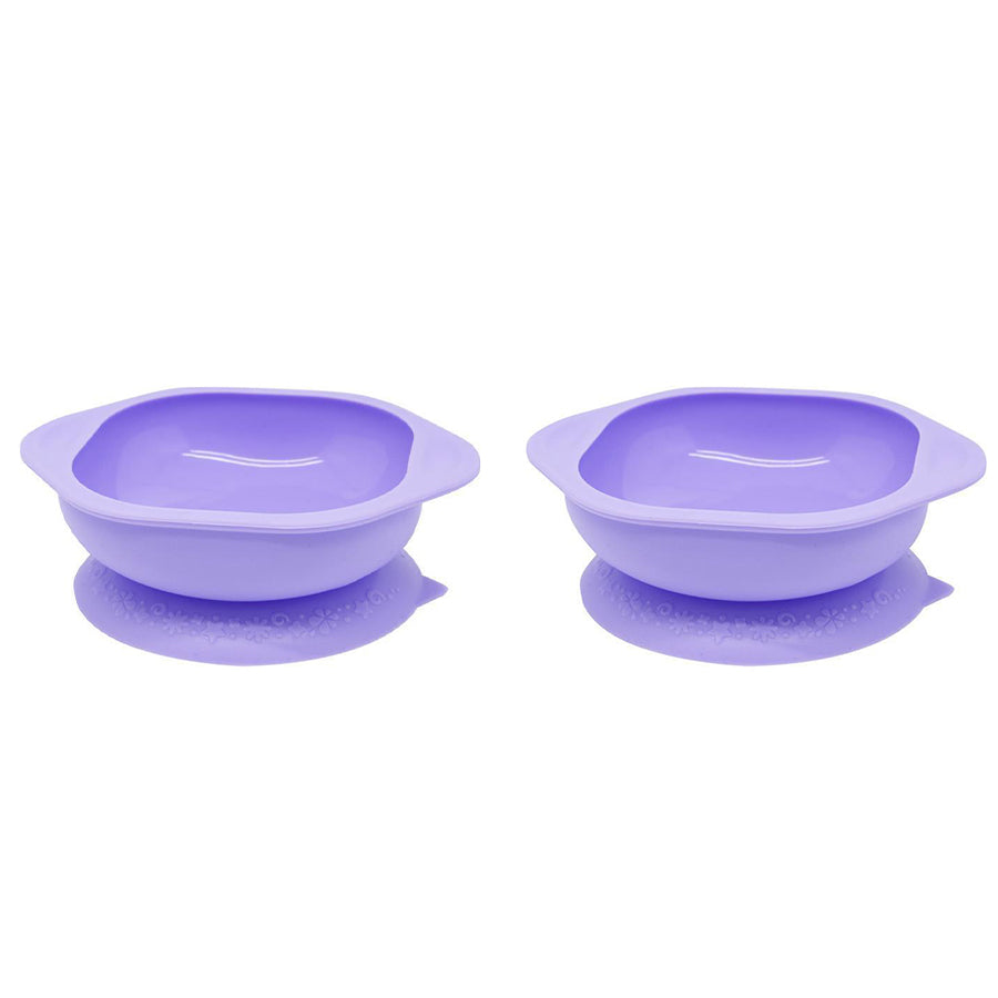 2PK Marcus & Marcus Children's Suction Bowl Lilac Whale 12m+