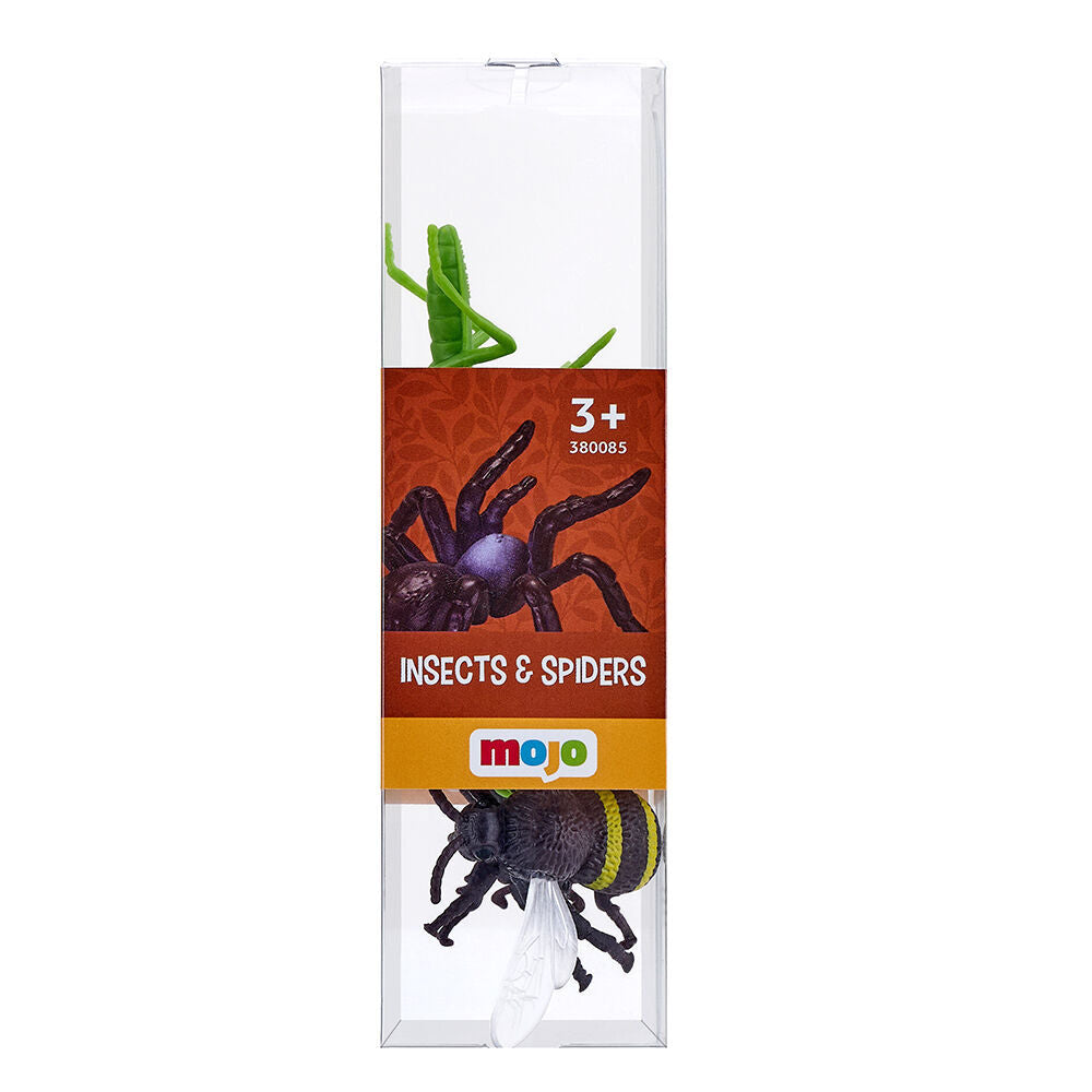 2x 12pc Mojo Insects & Spiders Animals Kids Fun Playset Toy 3y+ Assorted