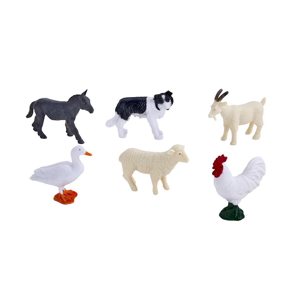 2x 6pc Mojo Farm Figure Kids Playset Toy 3y+ Assorted