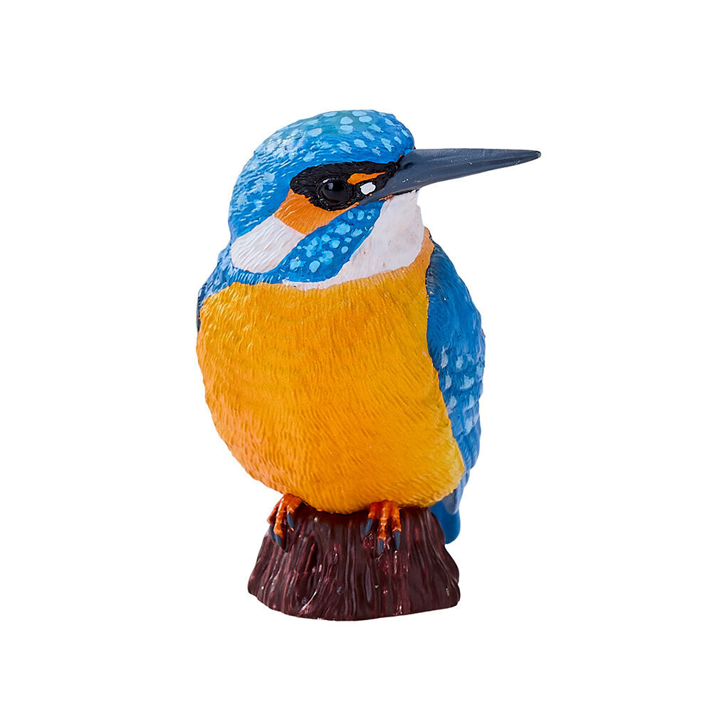 2PK Mojo Kingfisher 2025 Figurine Bird Sculpture - Blue/Orange