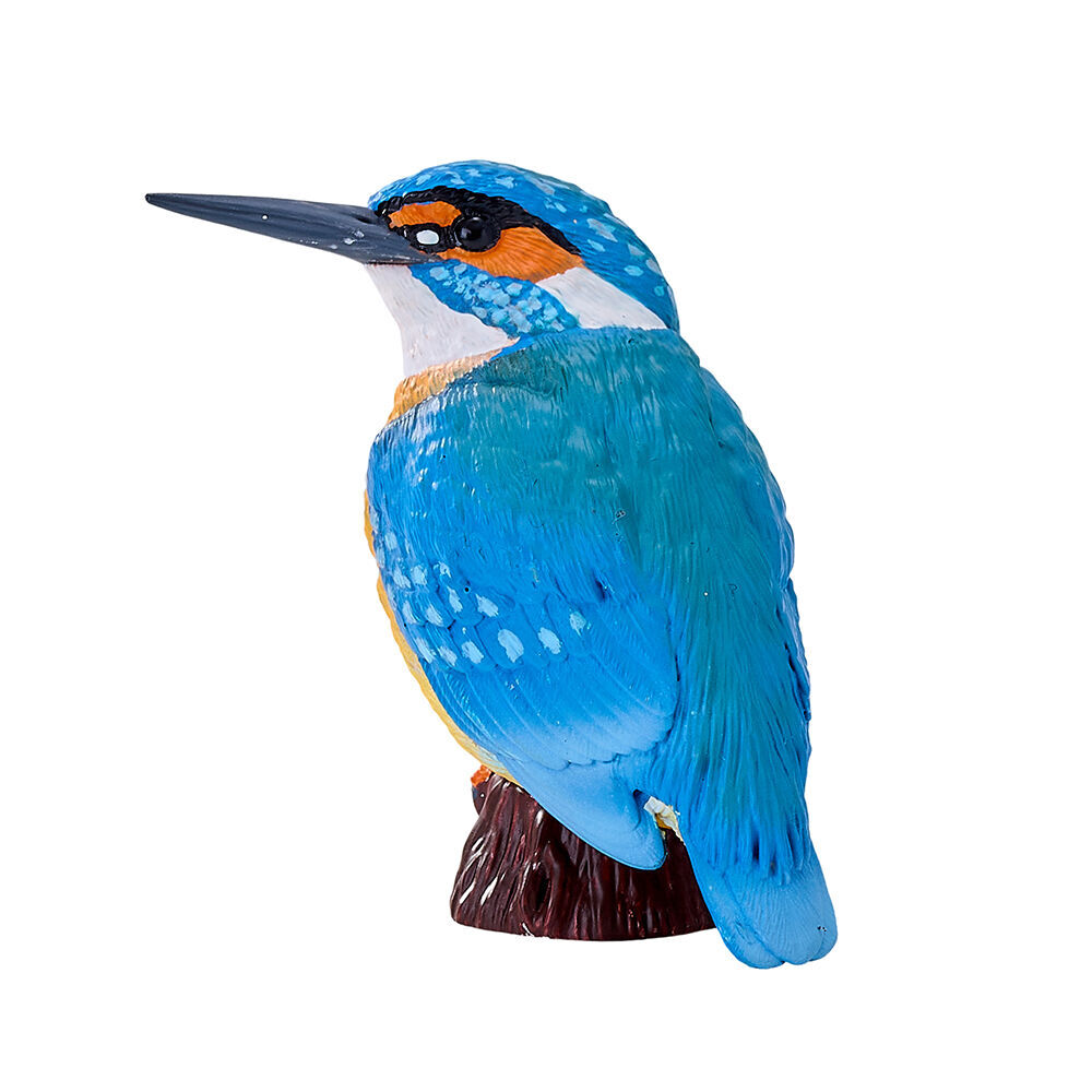 2PK Mojo Kingfisher 2025 Figurine Bird Sculpture - Blue/Orange
