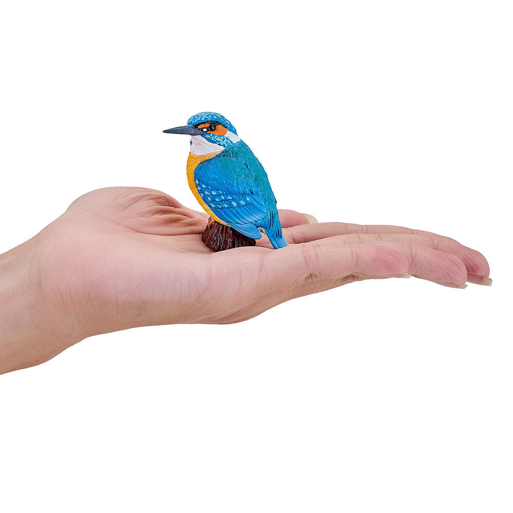 2PK Mojo Kingfisher 2025 Figurine Bird Sculpture - Blue/Orange