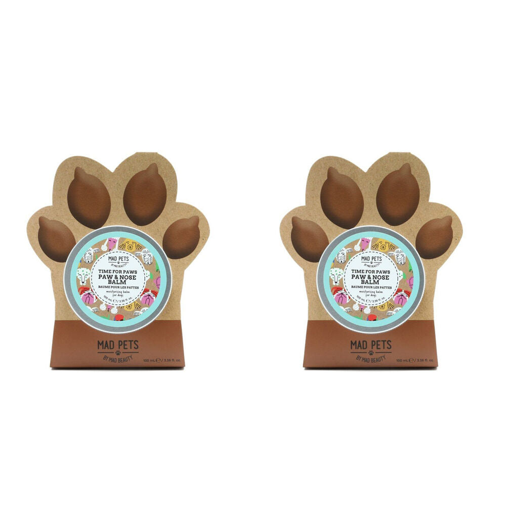 2PK Mad Pets Calming Paw and Nose Soothing Balm 100ml Oatmeal & Chamomile