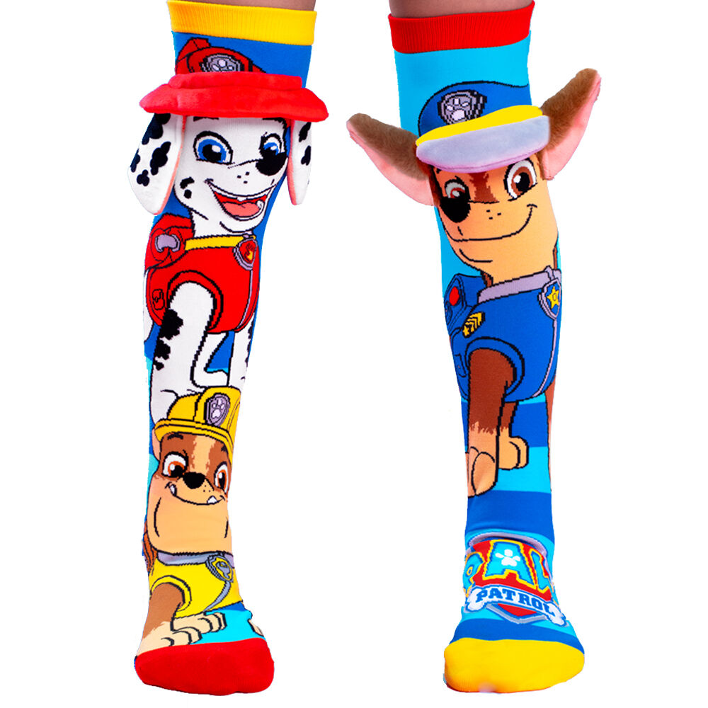 Madmia Paw Patrol Group Novelty Knee High 3D Socks 6-99y One Size