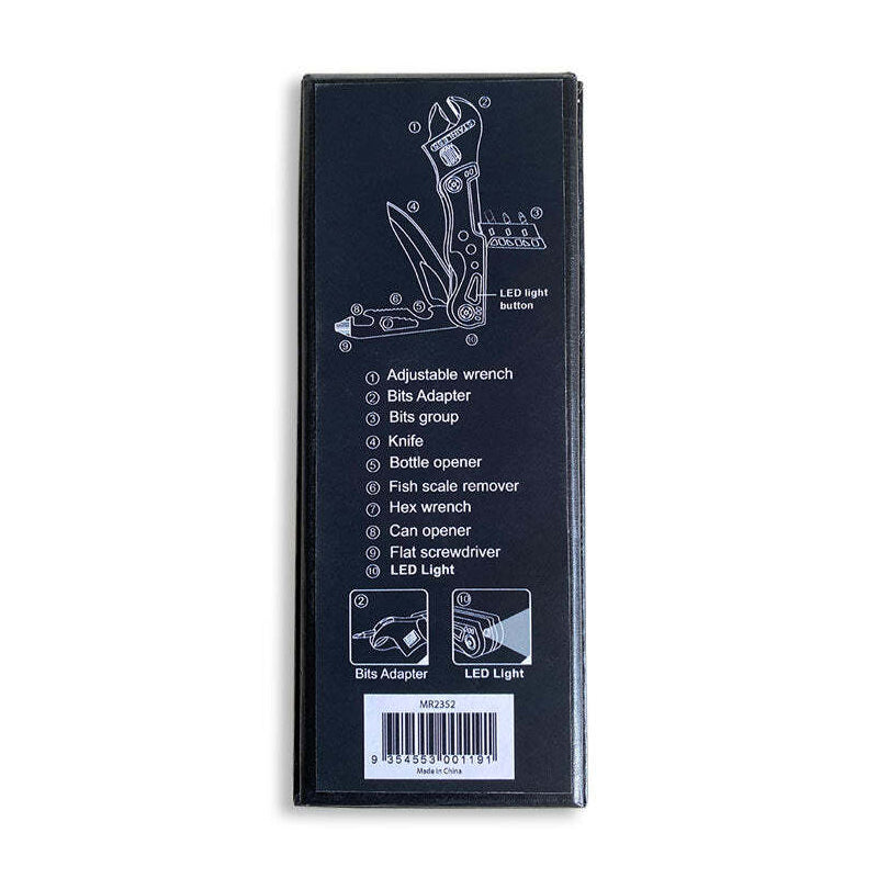 Men's Republic Multi Function Multi Tool Wrench 10 In 1 Set