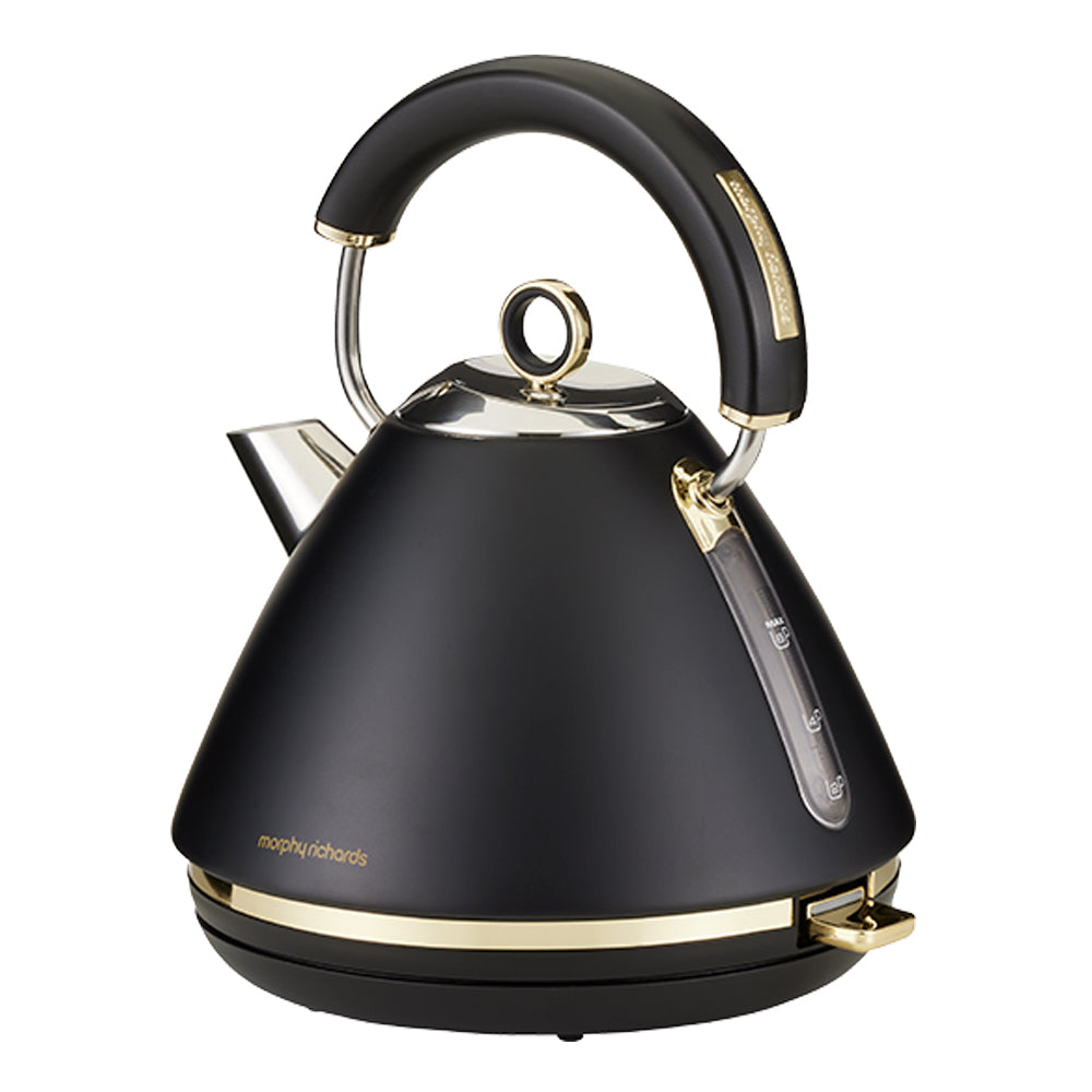Morphy Richards Ascend 1.5L Pyramid Kettle Soft Gold & Black