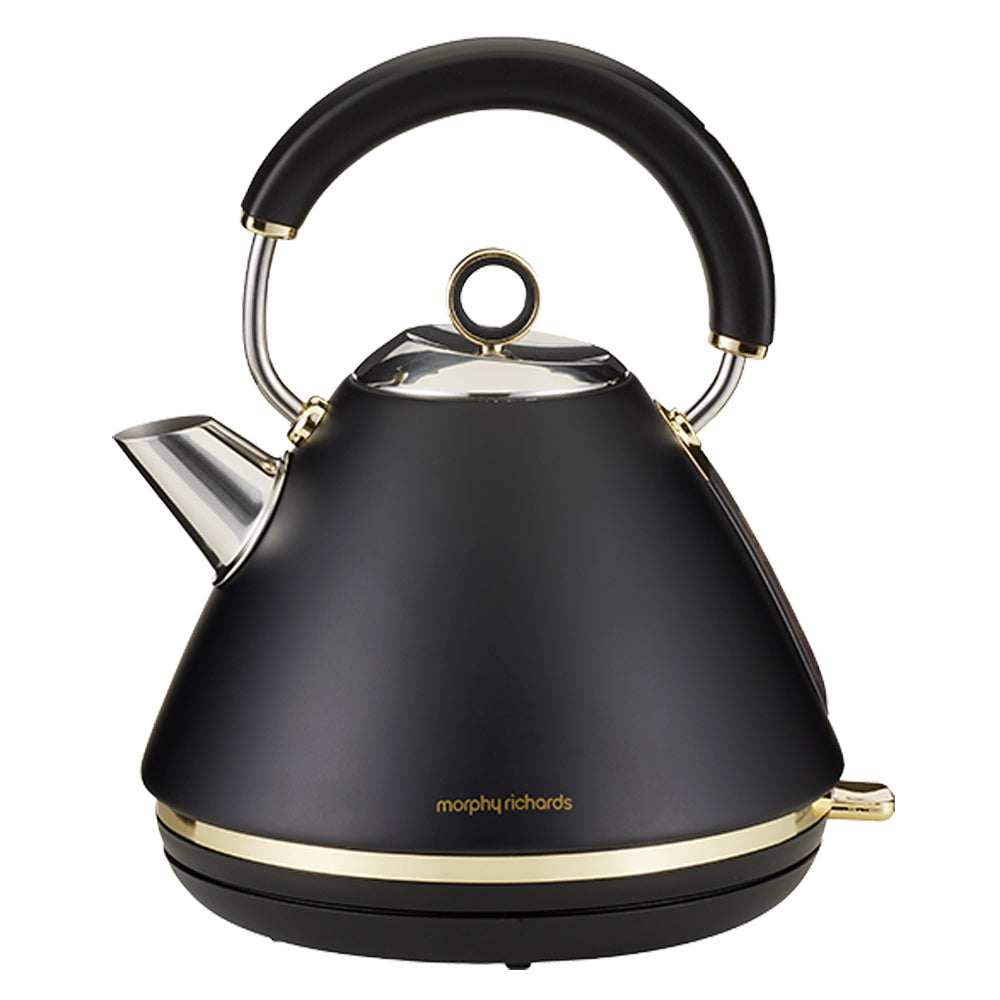 Morphy Richards Ascend 1.5L Pyramid Kettle Soft Gold & Black