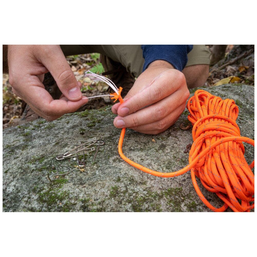 4PK SOL Tinder Cord 550 Grade High Visibility Fire Starter Paracord 50ft