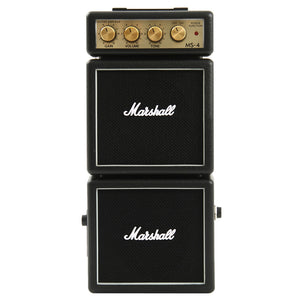Marshall MS-4 Black Portable Micro Amplifier Amp Speaker for Guitar Instrument