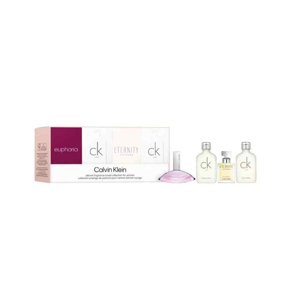 4pc Calvin Klein Mini Set Euphoria /CK One/Eternity Scent Fragrance Perfume