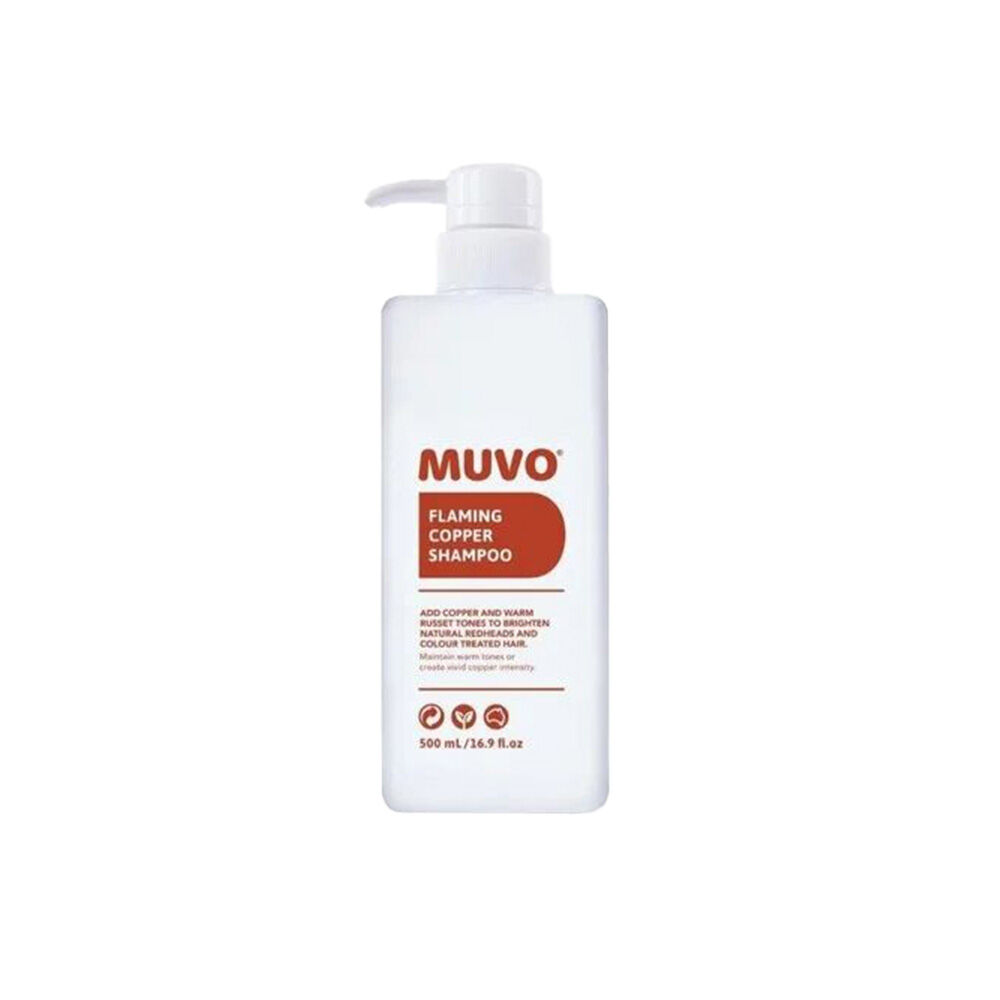 Muvo Flaming Copper Warm Tone Shampoo Red Hair Toner 500ml