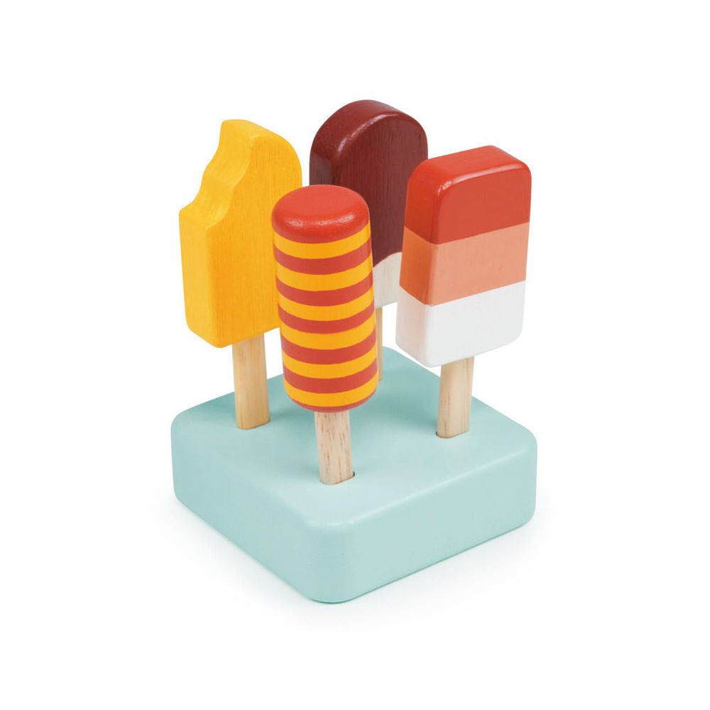 8pc Mentari Sunny Ice Lolly w/ Stand Pretend Play Wooden Toy 2y+