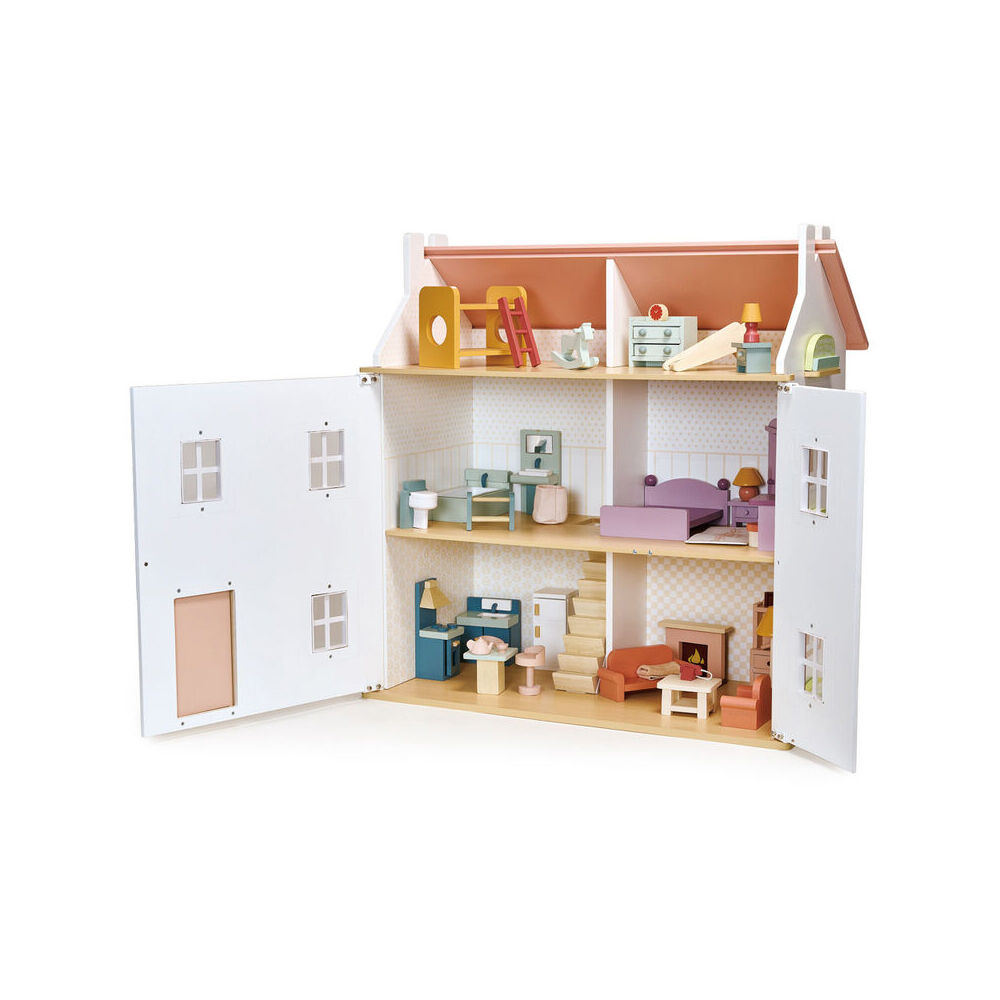 Mentari 1:12 Wooden Sitting Room Doll House Furniture Set Kids Toy 3y+