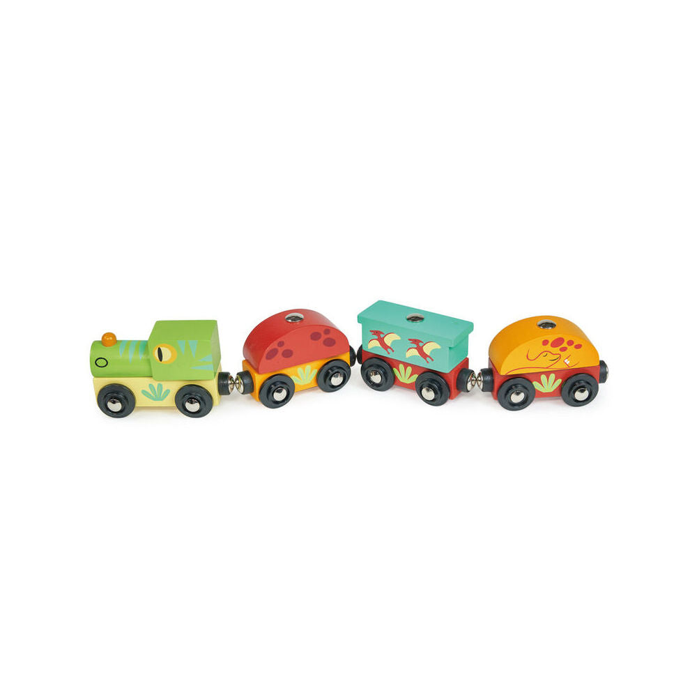 Mentari Wooden The Dinosaur Train Kids 18m+ Play Toy 31cm