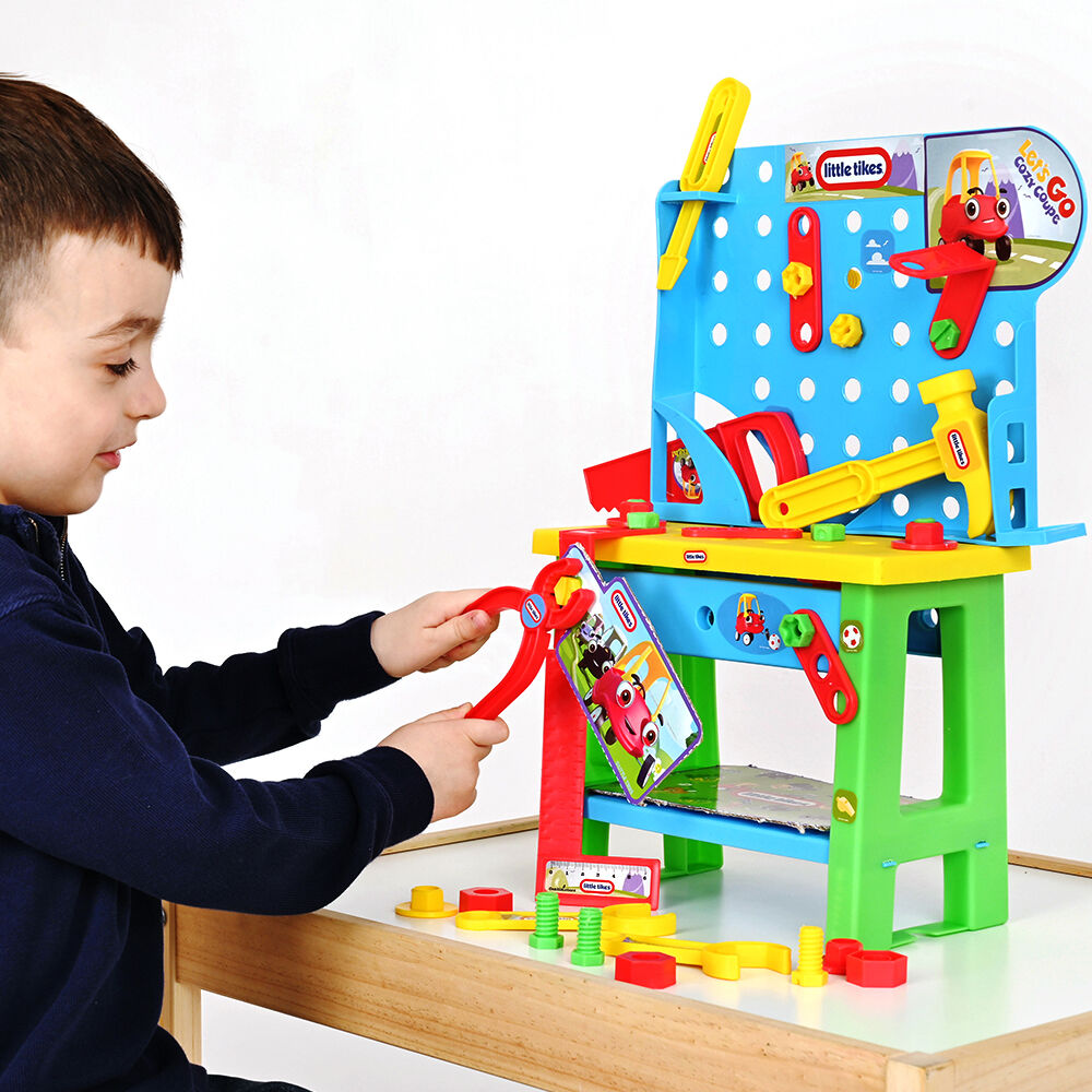 36pc Little Tikes Cozy Toolbench Kids Pretend Worker Toy 3y+