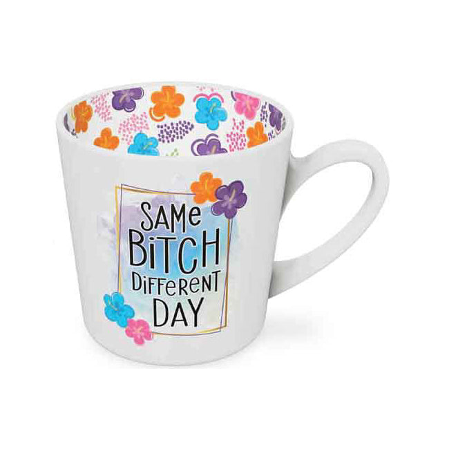 2PK Same B*tch Different Beautiful on the Inside 420ml/10cm New Bone China Mug