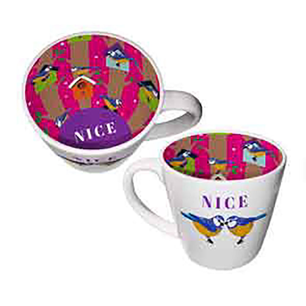 2x Nice Tits Inside Out Mug 14Oz 410ml Novelty  Novelty Drinking Cups