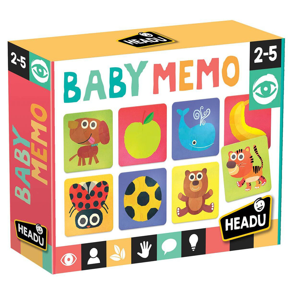 2PK Headu Baby Memo/Before and After Memory Game Set 2-6y