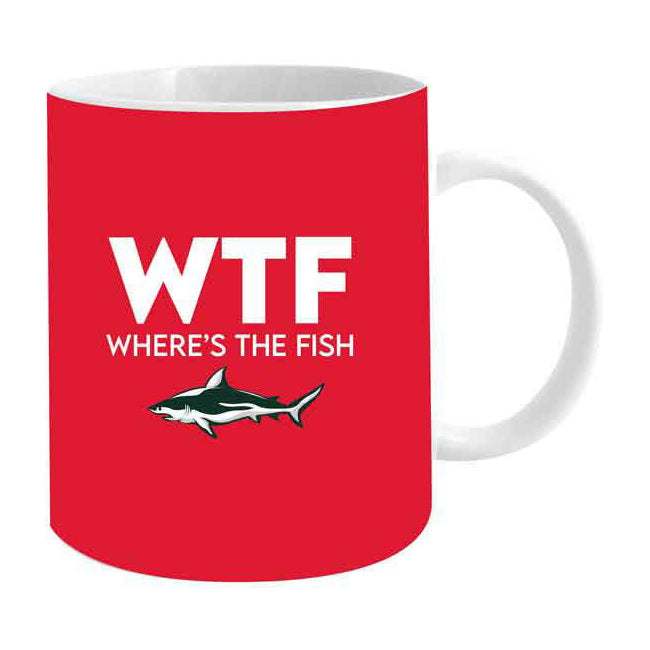 Wtf 800ml Ceramic Giant Coffee Mug w/ Handle Gift Red