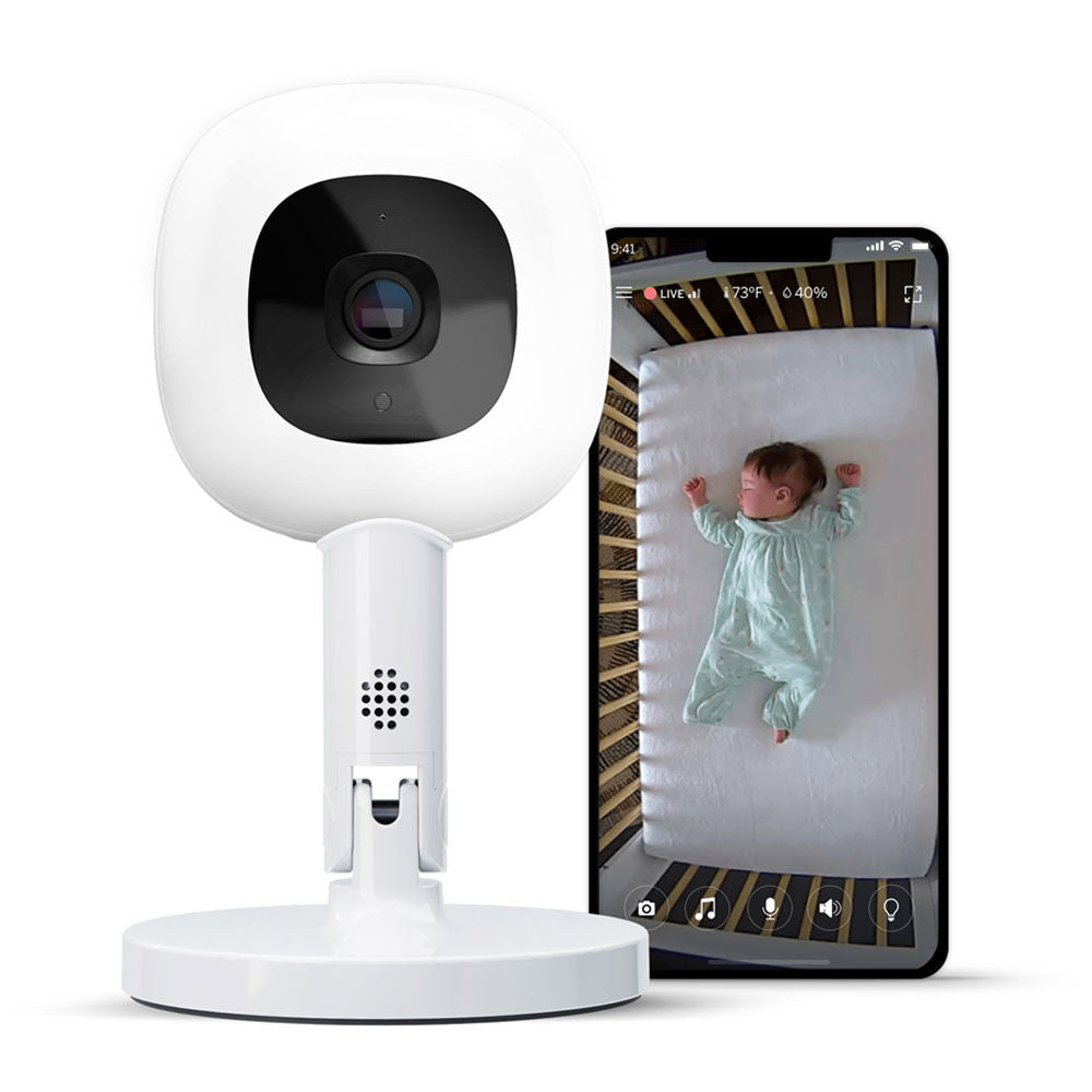 Nanit Pro Smart Baby Monitor & Flex Stand Duo - White