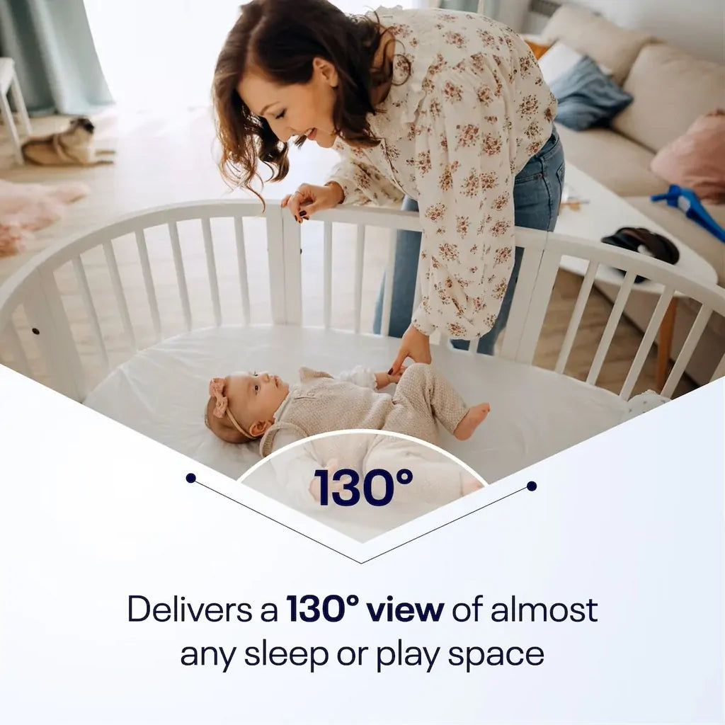 Nanit Pro Smart Baby Monitor & Flex Stand Duo - White
