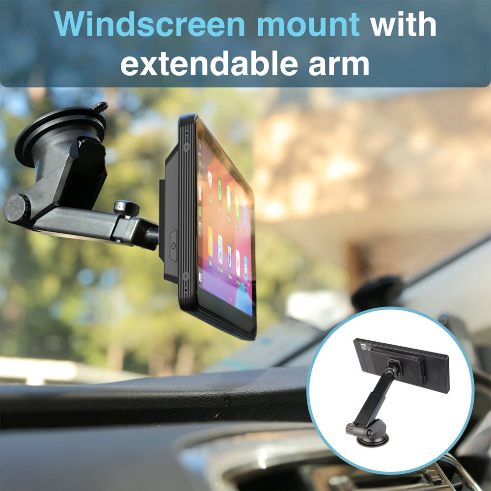 Laser 10in Portable Touchscreen LCD Screen Apple CarPlay/Android Auto