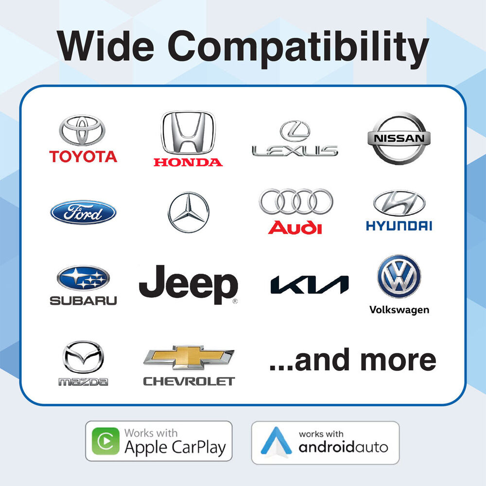 Laser Wireless Dongle w/ Bluetooth & Wifi Support Apple CarPlay/Android Auto