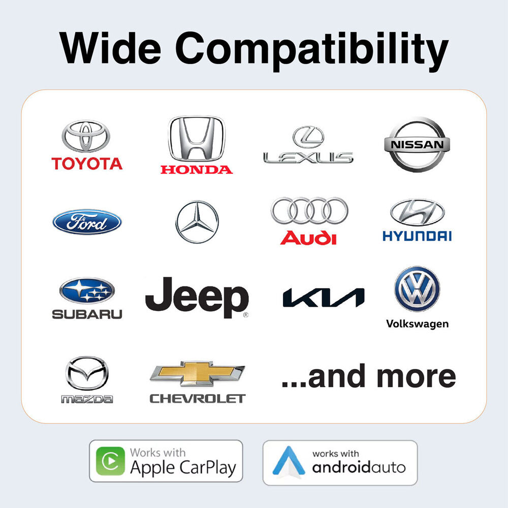 Navig8r Wireless Dongle w/ Bluetooth & Wifi Support Apple CarPlay/Android Auto