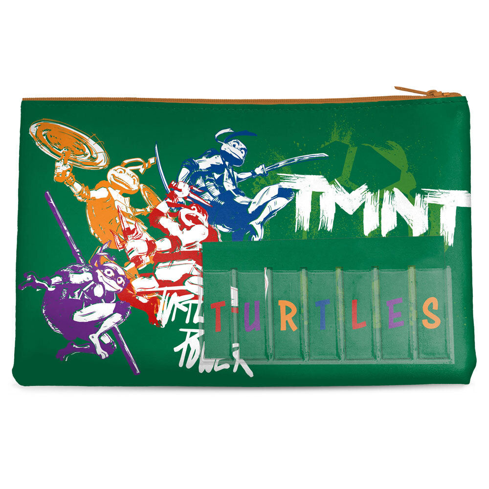 2PK Teenage Mutant Ninja Turtles Turtles Named Pencil Case