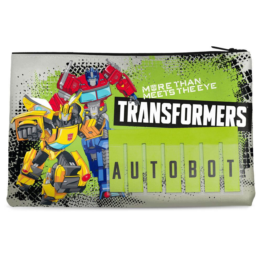 2PK Transformers Autobots Bumblebee Named Zip Pencil Case