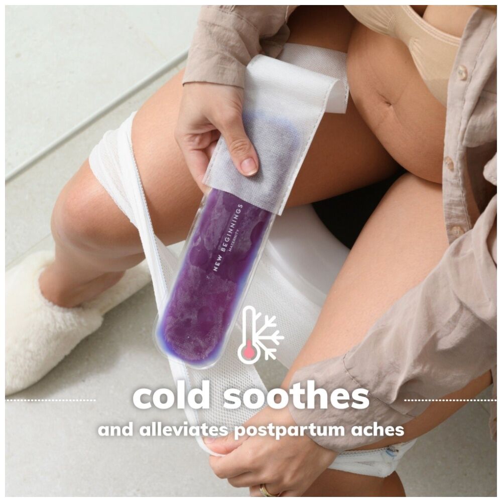 2pc New Beginnings Peri Hot And Cold Relief Postpartum Packs Hygienic Covers